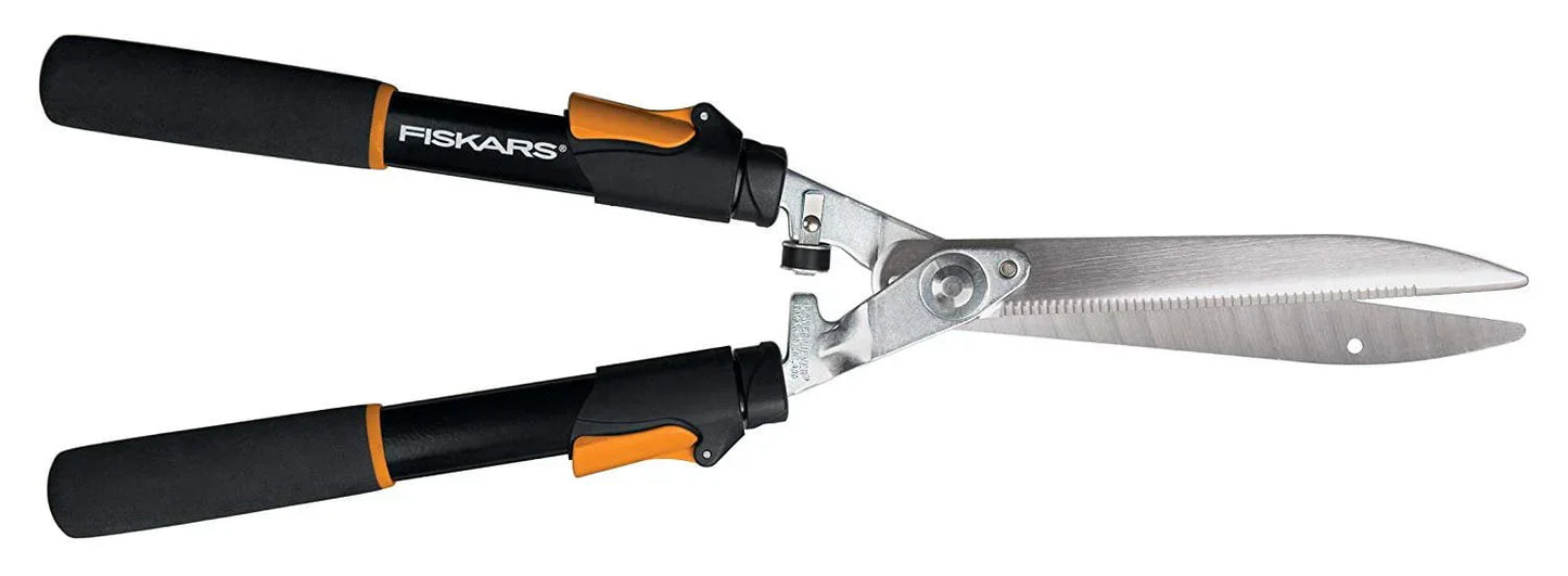 Fiskars 91696935J 25-33 Inch Power-Lever Extendable Hedge Shear 9169,8.5"